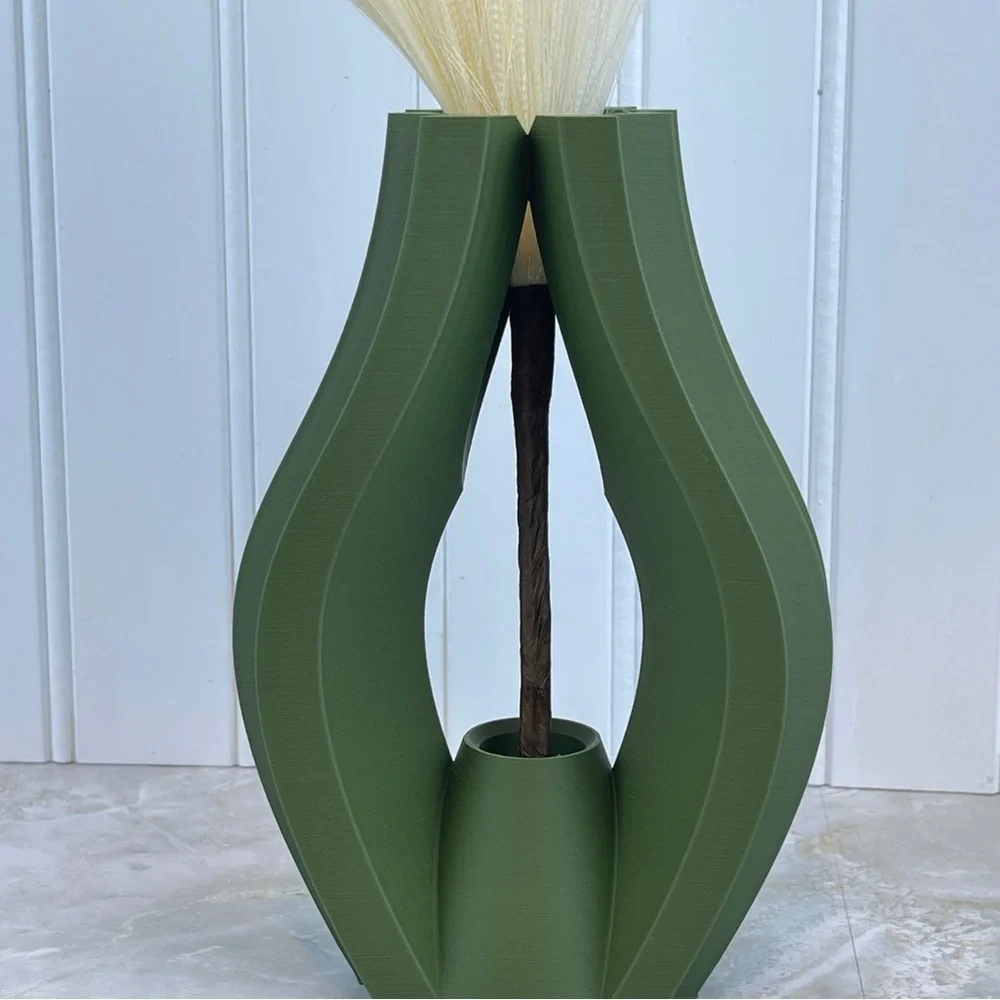 Unique Modern Vase, The Krono Vase, Flower Vase, Dried Flowers